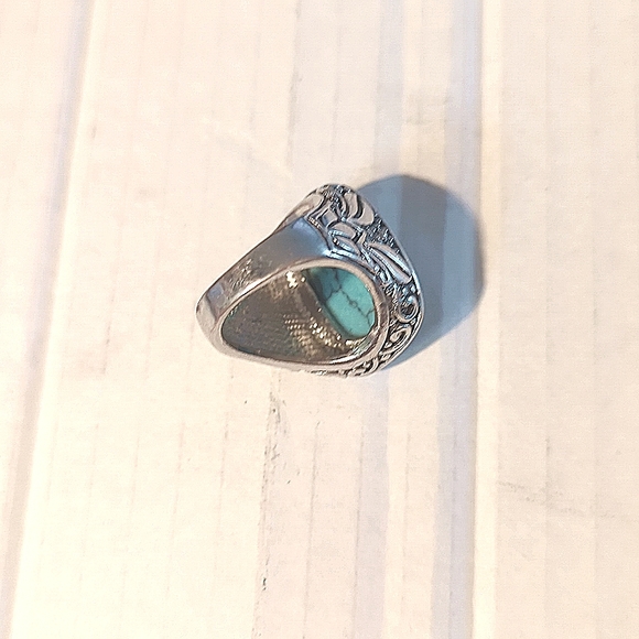 Unisex Turquoise Ring - Picture 4 of 5